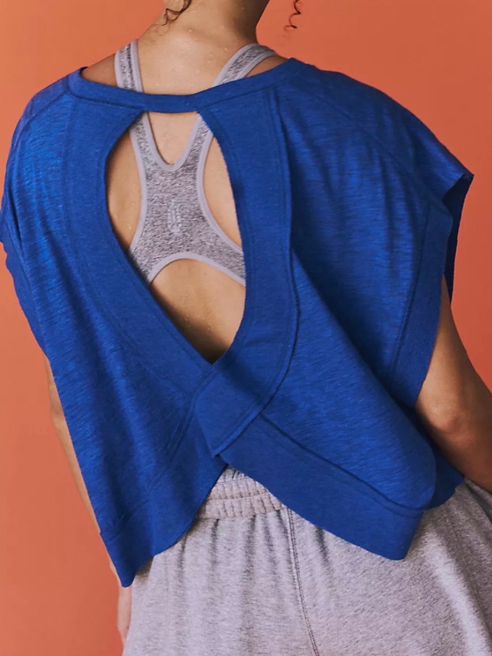 Free People Movement Everyday Relaxed Blue Tank Top. Size M